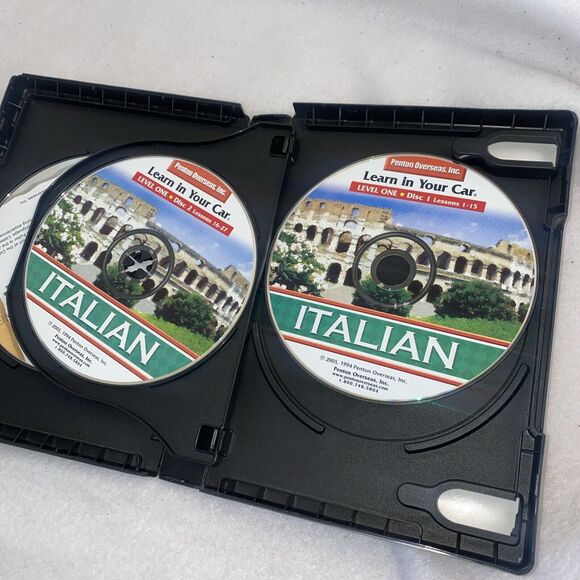 Learn in Your Car Italian Level One and level 2 Raymond, Henry disc CD travel - Picture 7 of 8